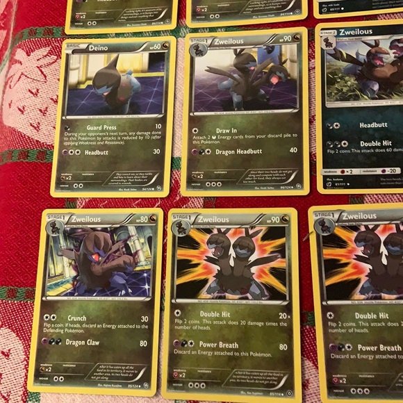 Pokemon TCG Hydreigon/Zweilous/Deino Bundle (23 Cards) - Picture 8 of 16